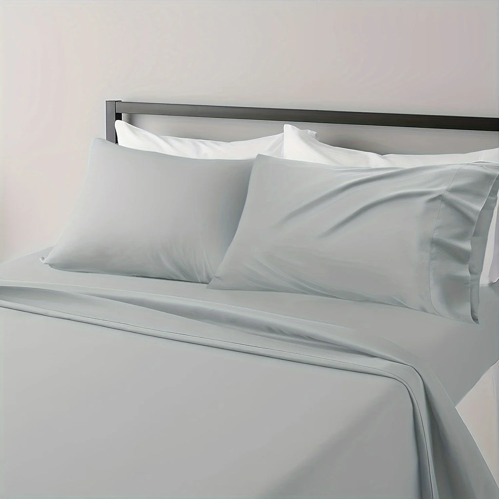 Sheet Set Breathable & Cooling Sheets Hotel Luxury Bed Sheets Extra Soft Easy Fit - 3/4 Piece Set