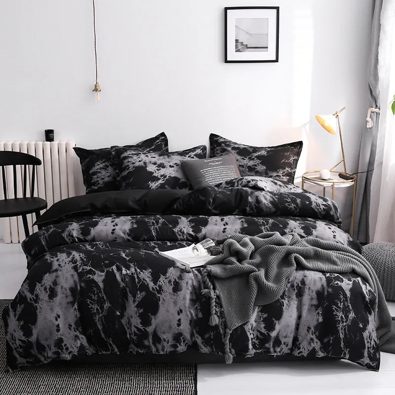 3pcs Duvet Cover Set with Pillow Case Double Comforter Bedding Set Quilt Cover Queen/King Couple or Single Bed Main image