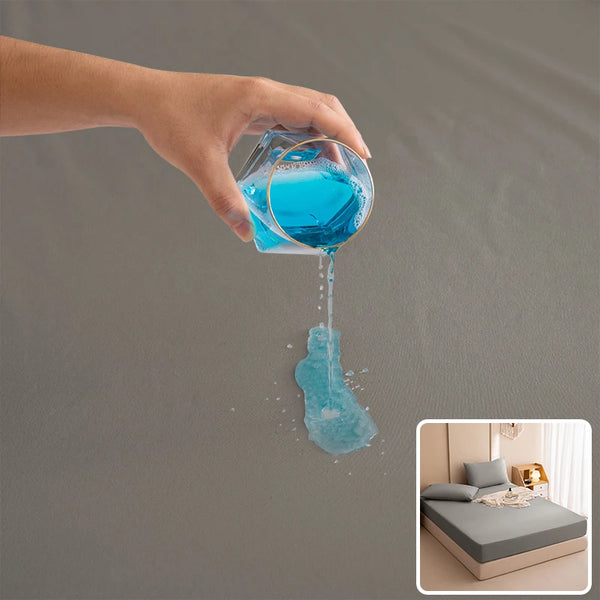 100% Waterproof Mattress Covers Protector Adjustable Bed Fitted Sheets With Elastic Band Single Double King Size 140/160/180x200