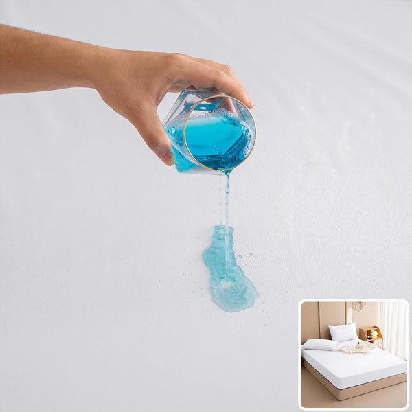 100% Waterproof Mattress Covers Protector Adjustable Bed Fitted Sheets With Elastic Band Single Double King Size 140/160/180x200