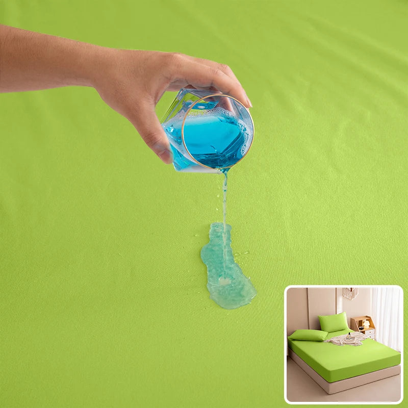 100% Waterproof Mattress Covers Protector Adjustable Bed Fitted Sheets With Elastic Band Single Double King Size 140/160/180x200