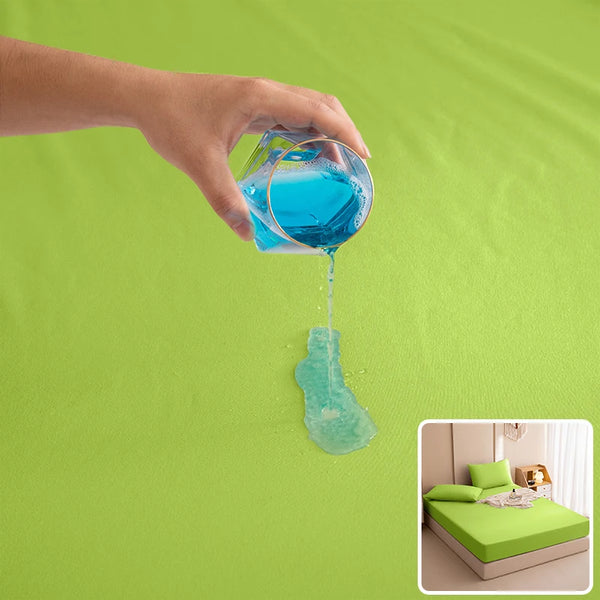 100% Waterproof Mattress Covers Protector Adjustable Bed Fitted Sheets With Elastic Band Single Double King Size 140/160/180x200