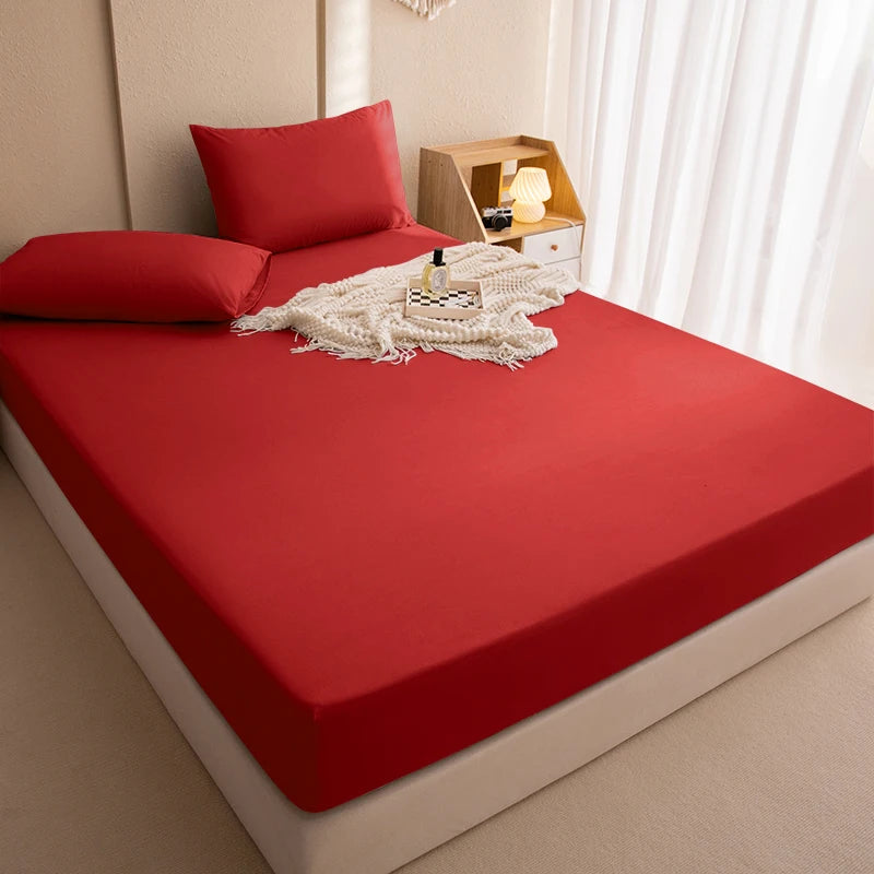 100% Waterproof Mattress Covers Protector Adjustable Bed Fitted Sheets With Elastic Band Single Double King Size 140/160/180x200