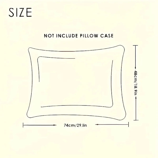 1pc 48x74CM 5-Star Hotel Specifically Designed for Cervical Spine Protection and Sleep Aid Home Use Dormitory Single Pillow Core