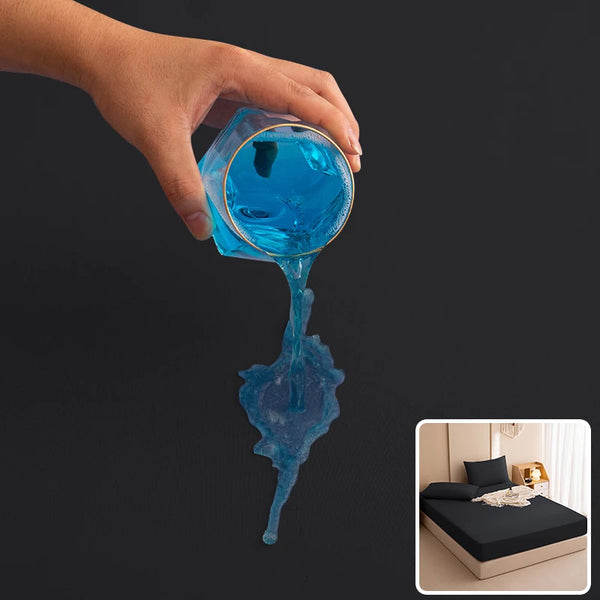 100% Waterproof Mattress Covers Protector Adjustable Bed Fitted Sheets With Elastic Band Single Double King Size 140/160/180x200