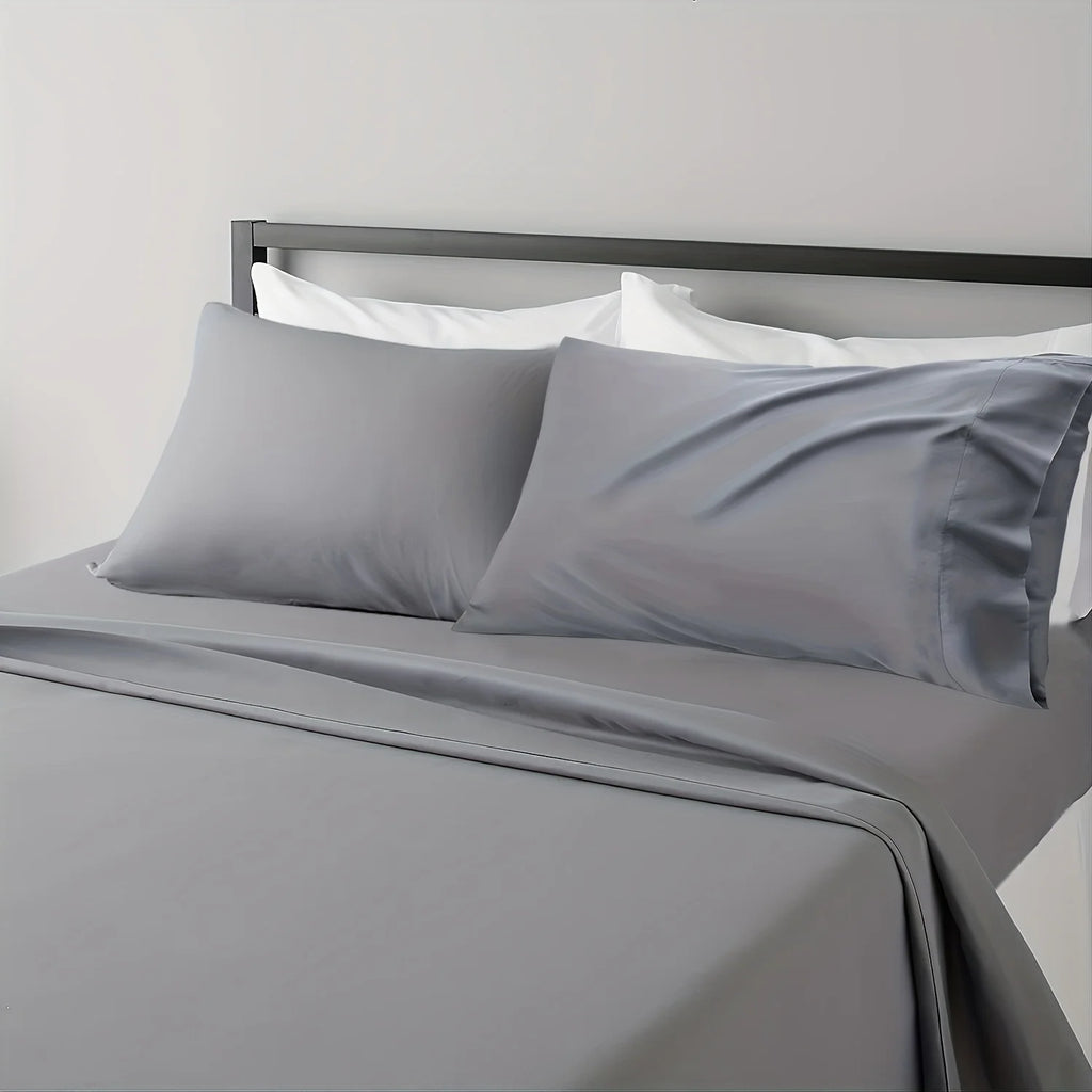 Sheet Set Breathable & Cooling Sheets Hotel Luxury Bed Sheets Extra Soft Easy Fit - 3/4 Piece Set