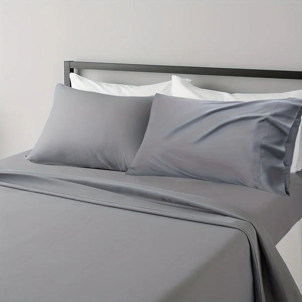 Sheet Set Breathable & Cooling Sheets Hotel Luxury Bed Sheets Extra Soft Easy Fit - 3/4 Piece Set