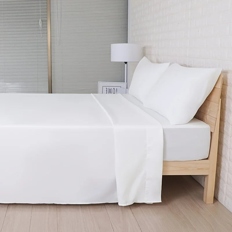 Sheet Set Breathable & Cooling Sheets Hotel Luxury Bed Sheets Extra Soft Easy Fit - 3/4 Piece Set