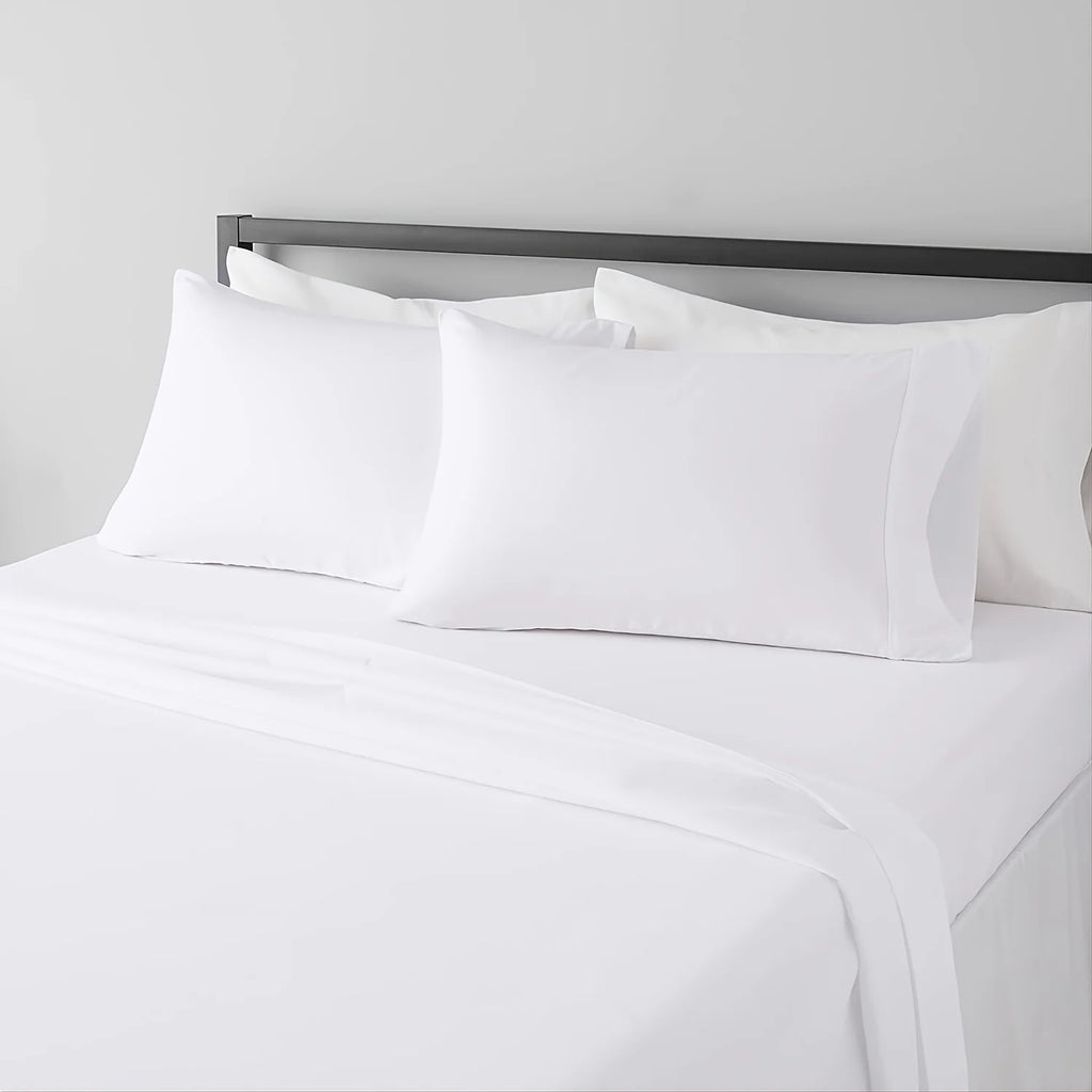 Sheet Set Breathable & Cooling Sheets Hotel Luxury Bed Sheets Extra Soft Easy Fit - 3/4 Piece Set